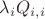$\lambda_{i} Q_{i,i}$