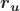 $\boldsymbol{r_u}$