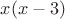 $x(x-3)$