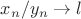 $x_n/y_n\to l$