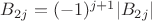 $B_{2j}=(-1)^{j+1}|B_{2j}|$