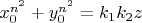 $x_0^{n^2}+y_0^{n^2}=k_1k_2z$