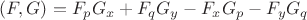 $(F, G) = F_pG_x + F_qG_y - F_xG_p - F_yG_q$