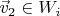 $\vec v_2 \in W_i$