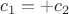 $c_1=+c_2$