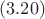 $(3.20)$