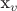 x_{v}