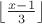 $\left\lfloor \frac{x-1}{3} \right\rfloor$ $\left\lfloor \frac{x-1}{3} \right\rfloor$
