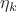 $\eta_k$