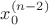 $x^{(n-2)}_0$