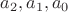 $a_2,a_1,a_0$