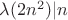 $\lambda (2n^2)|n$ $\lambda (2n^2)|n$