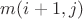 $m(i+1,j)$