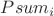 $Psum_i$ $Psum_i$