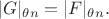 $$|G|_{\theta n}=|F|_{\theta n}.$$