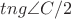 $% MathType!MTEF!2!1!+-
% feaaguart1ev2aaatCvAUfeBSjuyZL2yd9gzLbvyNv2CaerbuLwBLn
% hiov2DGi1BTfMBaeXatLxBI9gBaerbd9wDYLwzYbItLDharqqtubsr
% 4rNCHbGeaGqiVu0Je9sqqrpepC0xbbL8F4rqqrFfpeea0xe9Lq-Jc9
% vqaqpepm0xbba9pwe9Q8fs0-yqaqpepae9pg0FirpepeKkFr0xfr-x
% fr-xb9adbaqaaeGaciGaaiaabeqaamaabaabaaGcbaGaamiDaiaad6
% gacaWGNbGaeyiiIaTaam4qaiaac+cacaaIYaaaaa!3C9F!
\[tng\angle C/2\]$