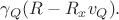 $\gamma_Q(R-R_xv_Q).$