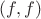 $(f,f)$