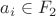 $a_i \in F_{2}$
