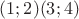 $(1;2)(3;4)$