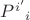 $P^{i'}{}_i$