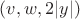 $(v,w,2|y|)$