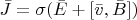$ \bar J= \sigma (\bar E + [\bar v , \bar B]) $