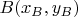 $B(x_{B},y_{B})$