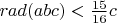 $rad(abc) < \frac{15}{16}c$