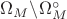 $\Omega_M\backslash \Omega^\circ_M$