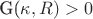 G(\kappa, R) > 0
