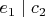 $e_{1}\mid c_{2}$