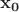 $\mathbf{x_0}$