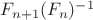 $F_{n+1} (F_n)^{-1}$ $F_{n+1} (F_n)^{-1}$