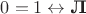 $0=1 \leftrightarrow \text{\bf Л}$