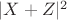 $|X+Z|^2$