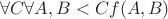 $\forall C\forall A,B<C f(A,B)$
