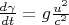 $\frac{d \gamma}{dt} =g \frac{u^2}{c^2}$