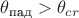 $\theta_{\text{пад}} > \theta_{cr}$ $\theta_{\text{пад}} > \theta_{cr}$