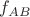 $f_{AB}$