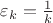 $\varepsilon_k=\frac1k$