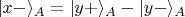 $|x-\rangle _{A}=|y+\rangle _{A}-|y-\rangle _{A}$