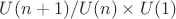 $U(n+1)/U(n)\times U(1)$