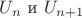 $U_{n}$ и $U_{n+1}$