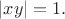$\left | xy \right |=1.$
