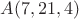$A(7, 21, 4)$
