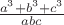 $\frac{a^3+b^3+c^3}{abc}$