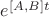 $e^{[A,B]t}$