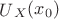 $\[{{{\mathop U\limits^{} }_X}({x_0})}\]$