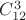 $C_{12}^3$